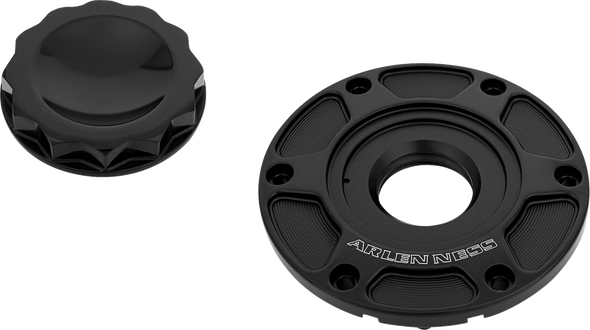 Arlen Ness - 701-013 - 12 Point Gas Cap - All Black