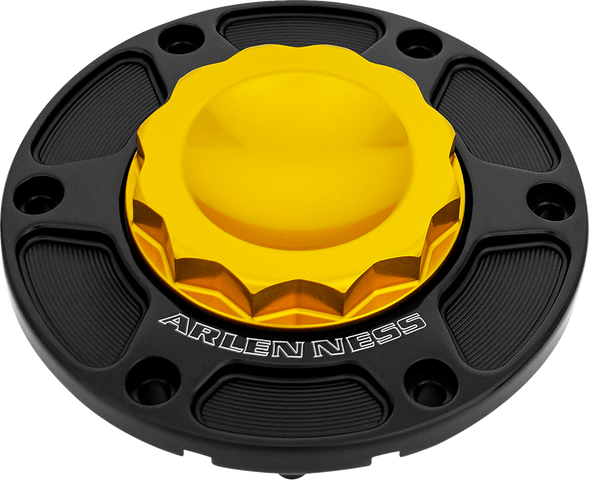 Arlen Ness - 701-016 - 12 Point Gas Cap - Gold