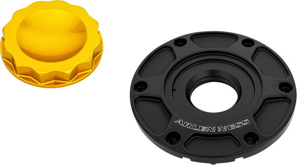 Arlen Ness - 701-016 - 12 Point Gas Cap - Gold