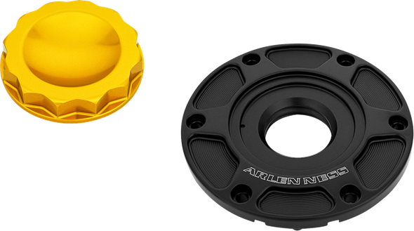 Arlen Ness - 701-016 - 12 Point Gas Cap - Gold (2)