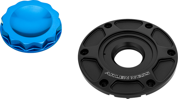 Arlen Ness - 701-015 - 12 Point Gas Cap - Blue