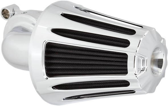 Arlen Ness - Chrome Monster Sucker® Air Cleaner Kit fits '17-'25 Harley M8 Touring (Except Models w/ Fairing Lowers, '23 FLHXSE/​FLTRXSE), '17-'25 H-D FL Trike, '18-'24 Softail Models