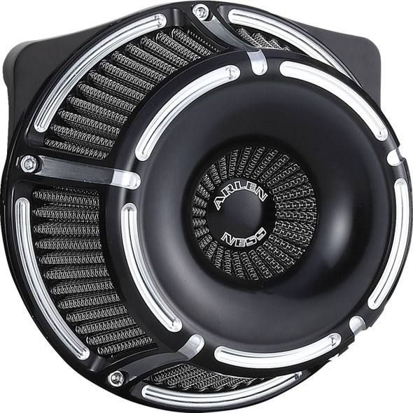 Arlen Ness - Black Slot Track Inverted Series Air Cleaner Kit fits '24-'25 Harley M8 Gen 2 FLHX/​FLHXU/​FLTRX/​FLTRXSTSE, '23-'25 FLHXSE/​FLTRXSE, '25 Softail Models