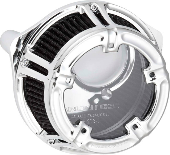 Arlen Ness - Chrome Method™ Clear Series Air Cleaner fits '24-'25 Harley M8 Gen 2 FLHX/​FLHXU/​FLTRX/​FLTRXSTSE, '23-'25 FLHXSE/​FLTRXSE, '25 Softail Models