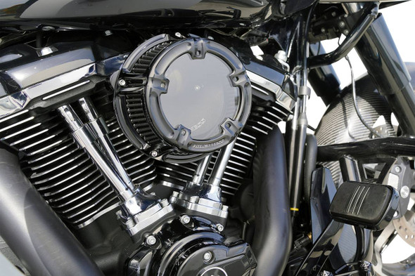 Arlen Ness - Black Method™ Clear Series Air Cleaner fits '24-'25 Harley M8 Gen 2 FLHX/​FLHXU/​FLTRX/​FLTRXSTSE, '23-'25 FLHXSE/​FLTRXSE, '25 Softail Models
