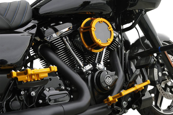 Arlen Ness - Gold Method™ Clear Series Air Cleaner fits '24-'25 Harley M8 Gen 2 FLHX/​FLHXU/​FLTRX/​FLTRXSTSE, '23-'25 FLHXSE/​FLTRXSE, '25 Softail Models
