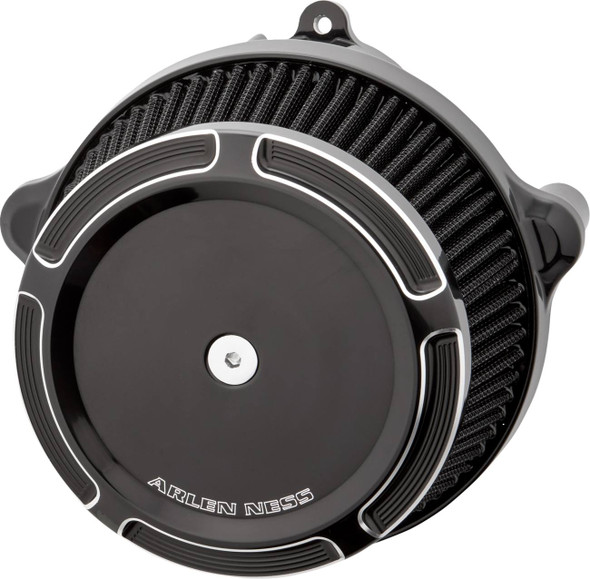 Arlen Ness - Black Beveled Big Sucker™ Stage 1 Air Cleaner Kit with Cover fits '23-'25 Harley M8 Gen 2 Touring, '25 Softail Models