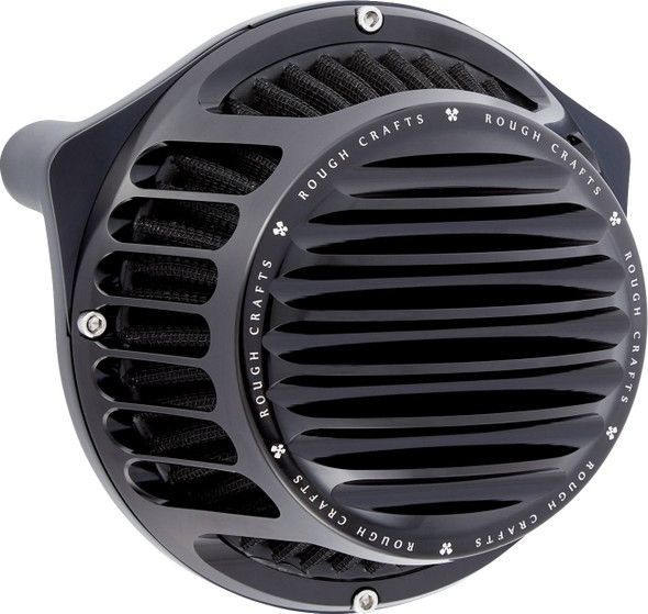 Arlen Ness - Black Rough Craft Air Cleaner Kit fits '24-'25 Harley M8 Gen 2 FLHX/​FLHXU/​FLTRX/​FLTRXSTSE, '23-'25 FLHXSE/​FLTRXSE, '25 Softail Models