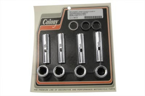 Colony - Upper Pushrod Cover Set fits '86-'90 XL Sportster