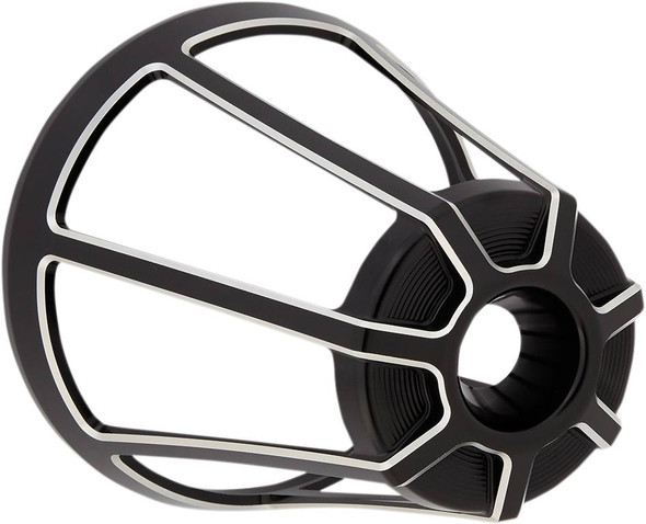 Arlen Ness - 81-104 - Monster Sucker Air Cleaner Cover - Beveled - Black