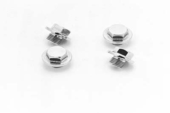 Colony - Rocker Shaft End Caps - Chrome fits Harley FL, FX, and XL (see desc.)