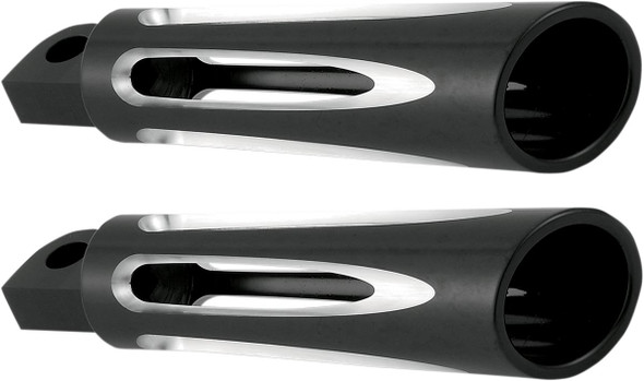 Arlen Ness - 06-472 - Footpeg - Deep Cut - Black