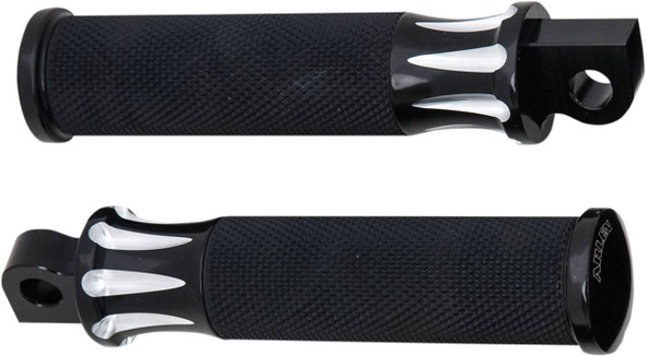 Arlen Ness - 07-909 - Footpegs - Deep Cut - Black