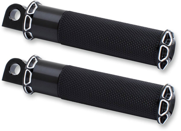 Arlen Ness - 07-929 - Footpegs - Beveled - Black
