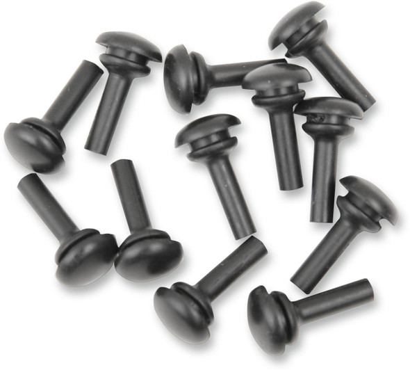 Arlen Ness - 06-847 - Passenger Floorboards Deep Cut Rubber