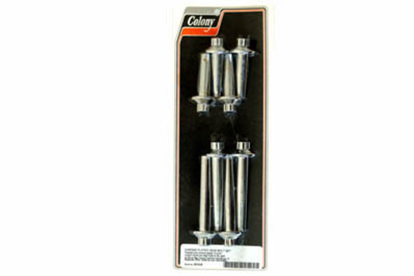 Colony - Cylinder Head Bolt Set - Chrome fits '92-'98 FXST, FLST, FXD, FLT and '93-'04 XL