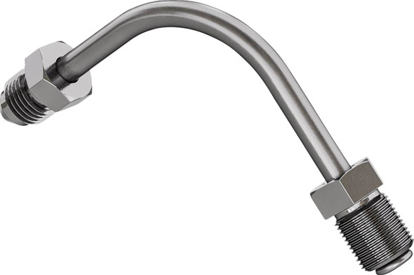 Bf Goodrich - P691-03C - Universal Banjo - Long AN3 Adaptor - 90° Side Bend - Stainless Steel