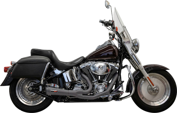 Bassani Xhaust - 1S6SS - 2-into-1 Ripper Exhaust System - Short - Stainless - Twin Cam Softails