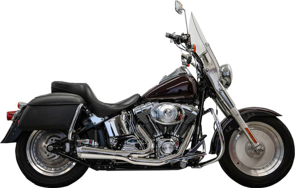 Bassani Xhaust - 1S6C - 2-into-1 Ripper Exhaust System - Short - Chrome - Twin Cam Softails