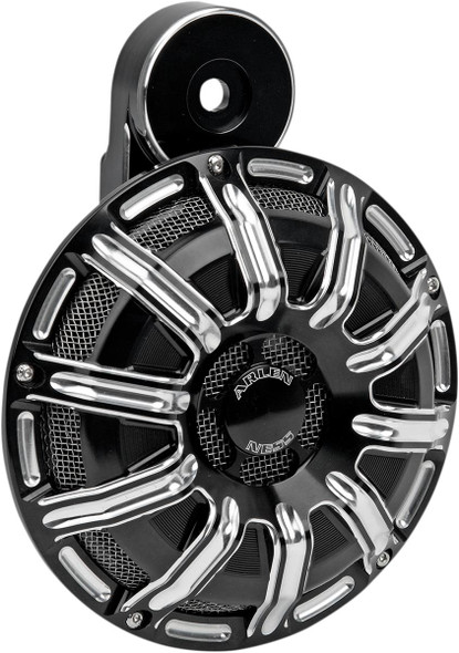 Arlen Ness - 70-250 - Custom Horn - 10 Gauge - Black - Universal