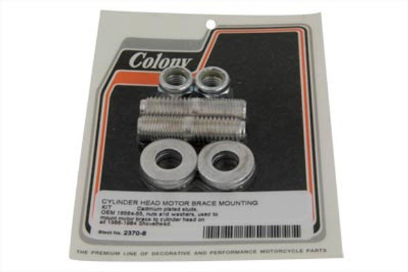 Colony - Cylinder Head Engine Brace Mount - Cadmium fits '66-'84 FL and '71-'84 FX