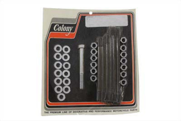 Colony - Stock Engine Case Bolt Kit - fits '65-'69 FL