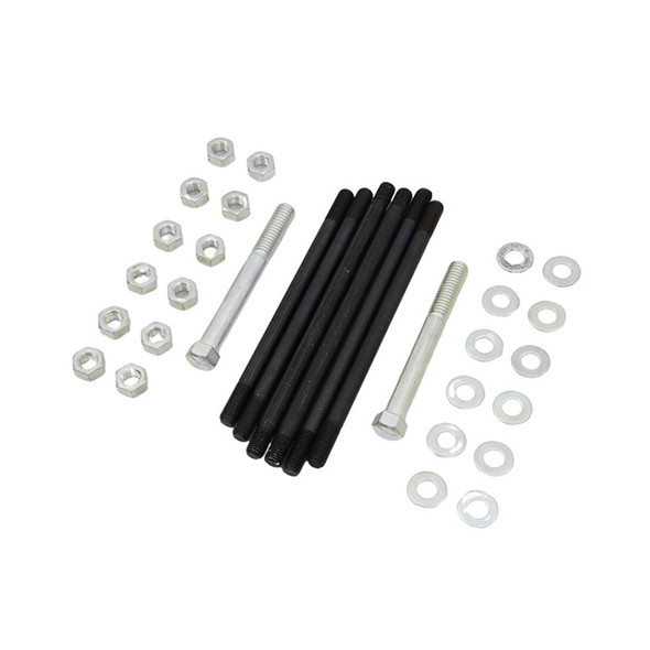 Colony - 8138-34 Cadmium Stock Engine Case Bolt Kit fits '65-'69 FL Model