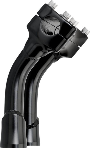 Biltwell - 6414-201-06 - Murdock O/S Risers - Pullback - 6" - Black