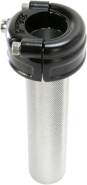 Biltwell - 6601-201-01 - 1" Whiskey Throttle Assembly - Single Cable - Black
