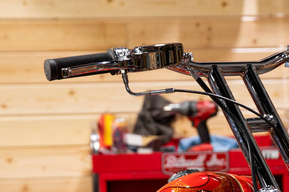 Biltwell - 6601-303-01 - 1" Whiskey Throttle Assembly - Single Cable - Polished