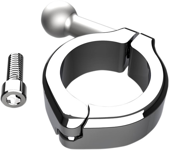Ciro - 50130 - Aluminum Clamp Kit - Ball Mount - 1-1/4" Handlebars - Chrome