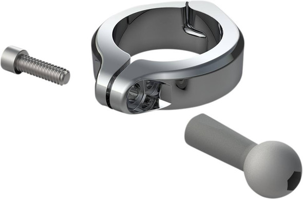 Ciro - 50134 - Aluminum Clamp Kit - Ball Mount - 1-1/2" Handlebars - Chrome