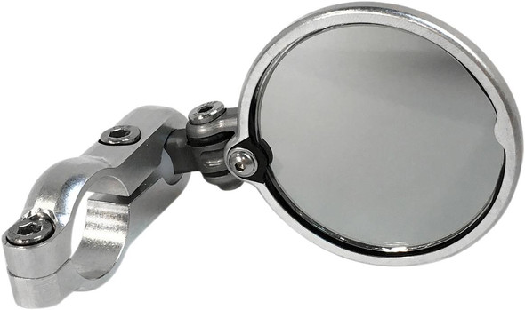 Crg - BSLS-201 - Mirror - Blindsight LS - Side View - Round - Silver - Left