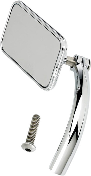 Biltwell - 6502-100-501 - Mirror - Utility - Side View - Rectangle - Perch - Chrome - Each