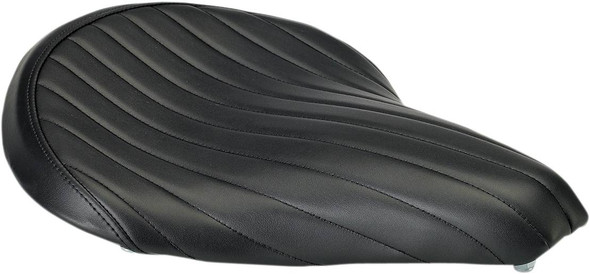 Biltwell - 4001-105 - Solo Seat - Black - Tuck-'n'-Roll - Black