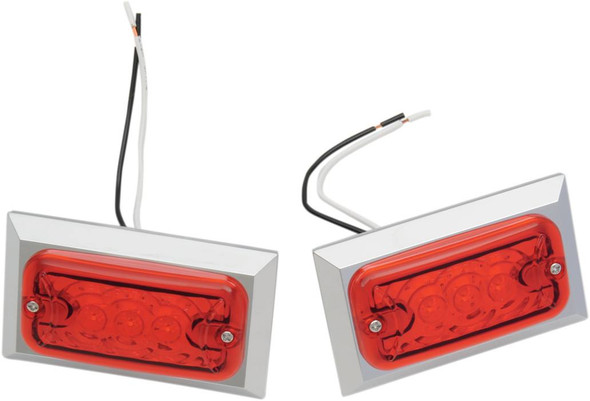 Chris Products - 0814R-LED-2 - Marker Lights - Dual Filament - Red