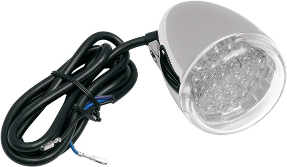 Chris Products - 8500C-LED-R - Turn Signal - Red LED - Chrome/Clear