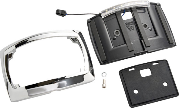 Ciro - 40500 - License Plate Frame - LED - Curved - Chrome