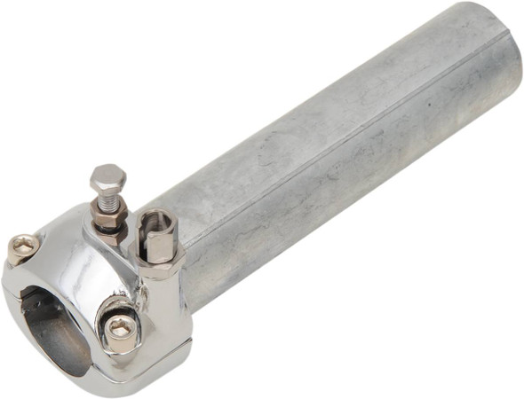 Emgo - 44-29472 - 1" Throttle Assembly - Single Cable - Chrome