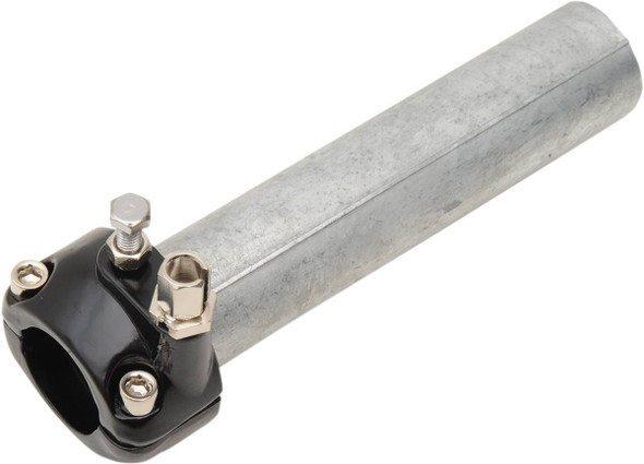 Emgo - 44-29472B - 1" Throttle Assembly - Single Cable - Black