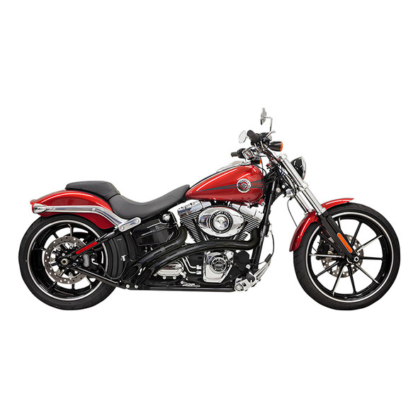 Bassani Exhaust - Radial Sweeper Exhausts fits '00-'17 FXS/​FXST/​FXSB/​FLS/​FLST, '13-'17 FXSB/​FXSE, '07-'11 FXCW/C Models