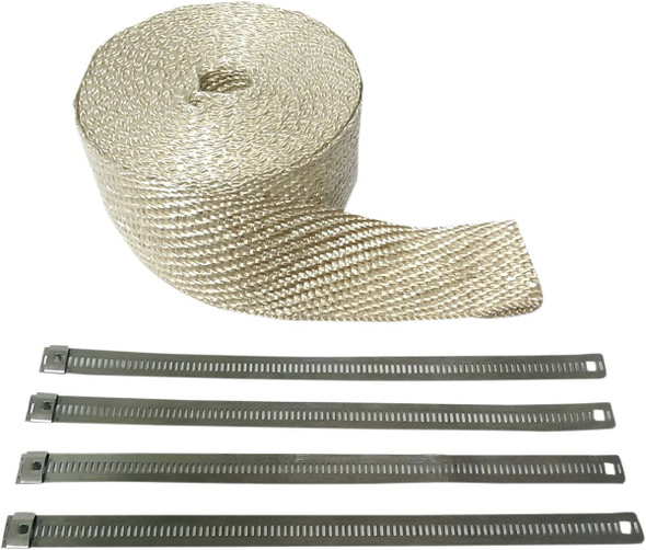 Cycle Performance Prod. - CPP/9045 - Fiberglass Exhaust Wrap Kit - Natural - 1" x 50'