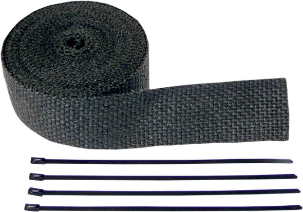 Cycle Performance Prod. - CPP/9042B - Fiberglass Exhaust Wrap Kit - Black - 2" x 25'