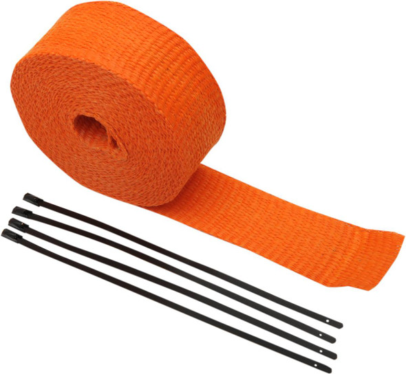 Cycle Performance Prod. - CPP/9062B - Fiberglass Exhaust Wrap Kit - Orange - 2" x 25'