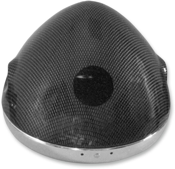Emgo - 66-65069 - Lucas Style Headlight Shell - 7" - Faux Carbon