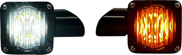 Custom Dynamics - SD-RG-FT-AW - Turn Signal - Shark Demon™ - LED - Front - Smoke Lens