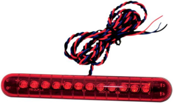 Custom Dynamics - LB03 - Dual Intensity LED Light Bar - Non-Sequential with Flashing Brake - Red