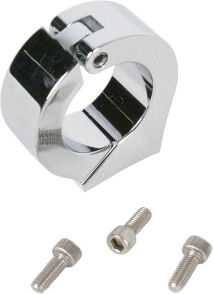 Dakota Digital - BKT-3325 - Clamp Mount - For 1.25" Handlebar - 3-3/8" Gauge Cups - Chrome