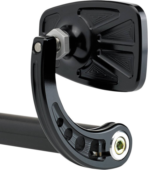 Joker Machine - 09-314-CB - Mirror - Cafe - Side View - Rectangle - Black - Curved