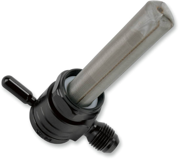 Golan Products - 76-3126-BLK - "Click-Slick" Fuel Petcock - 6-AN - Black - 22mm